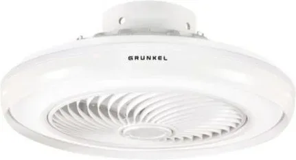Ventilador de Techo Grunkel SKYWIND-20B/ 7W/ 5 Aspas 50cm/ 6 Velocidades
