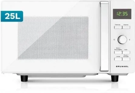 Microondas Grunkel MWD-25FLAT/ 800W/ Capacidad 25L/ Blanco