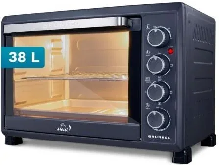 Horno de Sobremesa Grunkel HR-38PRO/ 2000W/ Capacidad 38L/ Negro
