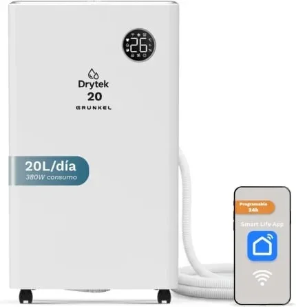 Deshumidificador Grunkel DH-20DT/ Depósito 5.5L