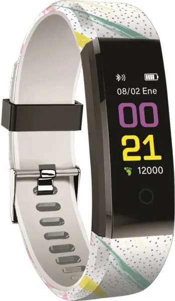 Pulsera smartband muvit io health pop spots multicolor
