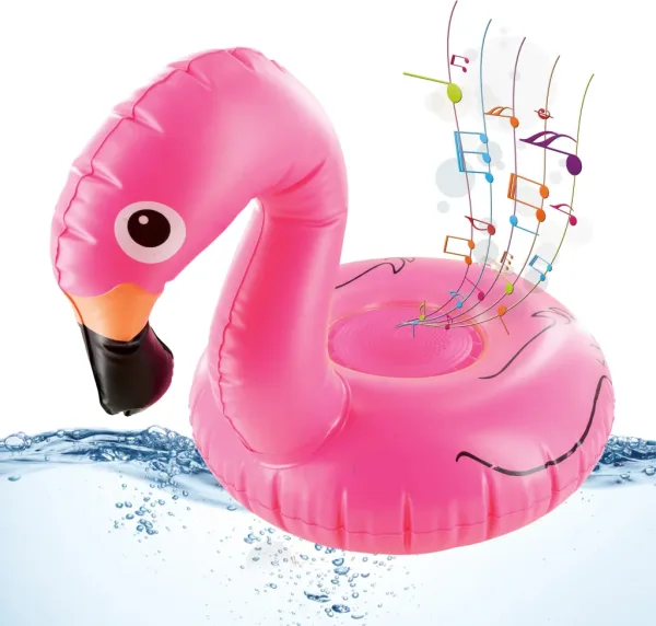 Altavoz flotante muvit life flamenco rosa