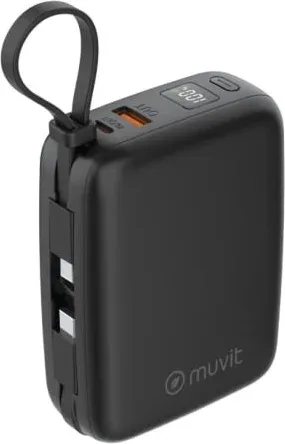 Powerbank 20000mAh Muvit For Change MCCHP0015/ 65W/ Negra