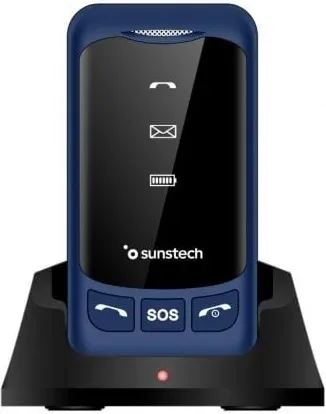 Teléfono Móvil Sunstech CELT25BL para Personas Mayores/ Azul