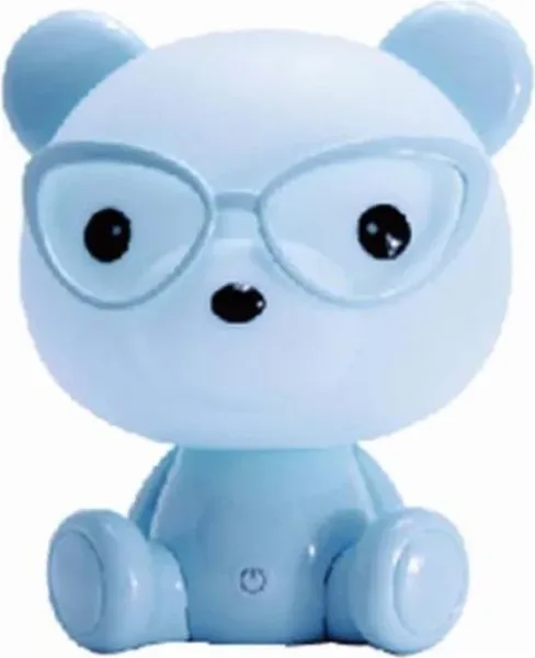 Lampara LED roymart perro con gafas c 3 niveles brillo cable USB