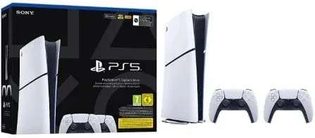 Consola Sony Playstation 5 - PS5 Slim Digital 825GB/ Incluye 2 Mandos Dual Sense/ Chassis E