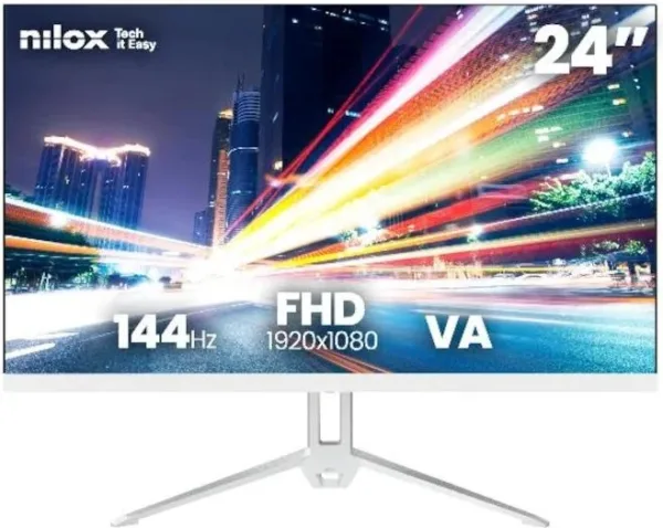 NILOX NXM24FHD14411W Monitor 24" FHD VA 144Hz Blan