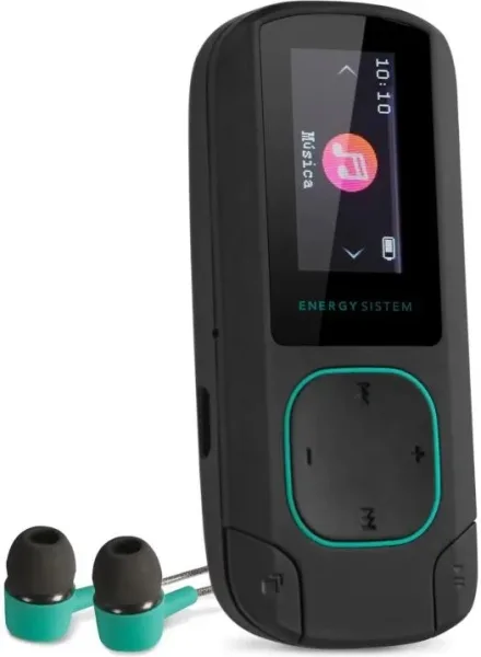 Energy Sistem Reproductor Bluetooth MP3 Clip Jade
