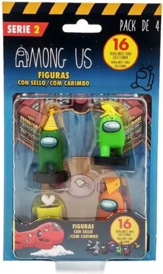 Figuras among us s2 caja pack 4