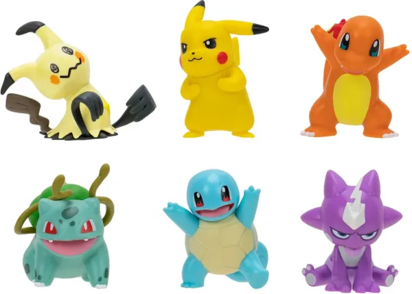 Figuras pokemon multipack 6
