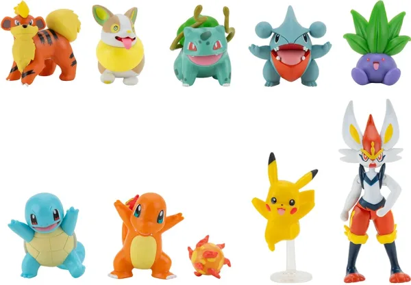 Figuras pokemon multipack 10