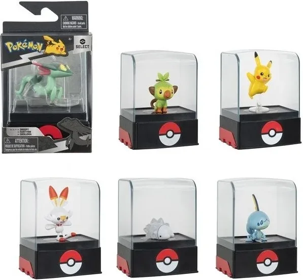 Figura pokemon con vitrina