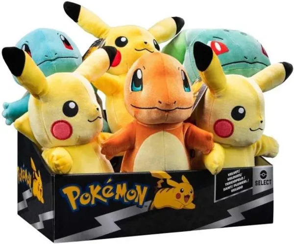 Peluche pokemon terciopelo surtido aleatorio 21 cm