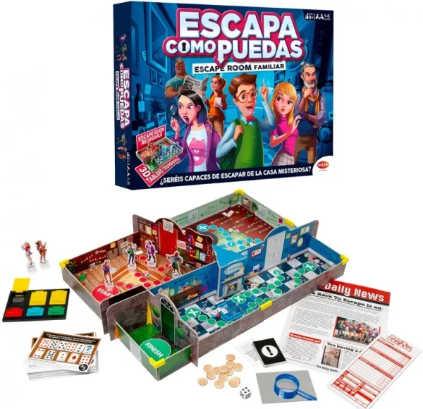 Juego de mesa bizak escapa como puedas