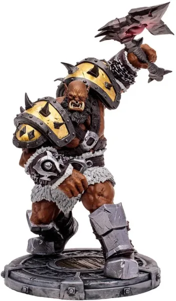 Figura mcfarlane toys world of warcraft orc warrior & orc shaman epic figura 15cm