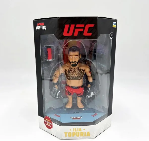 Ufc leyendas: maxi figura articulada + accesorios surtido -  ilia topuria