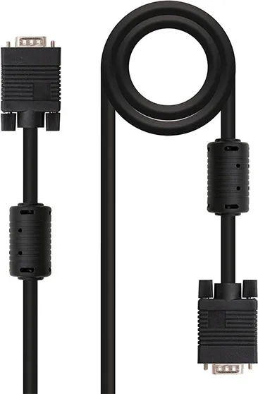 Cable SVGA Nanocable 10.15.0103/ VGA Macho - VGA Macho/ 3m/ Negro