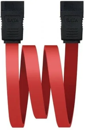 Cable SATA Nanocable 10.18.0101/ SATA Hembra - SATA Hembra/ 50cm/ Rojo