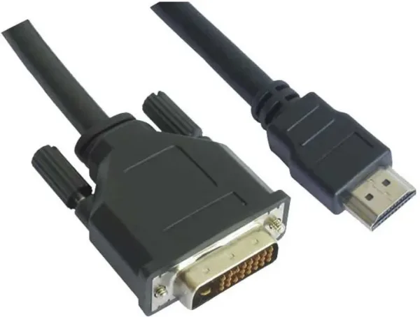 Cable de vídeo DVI-HDMI M/M 1.8m. Negro