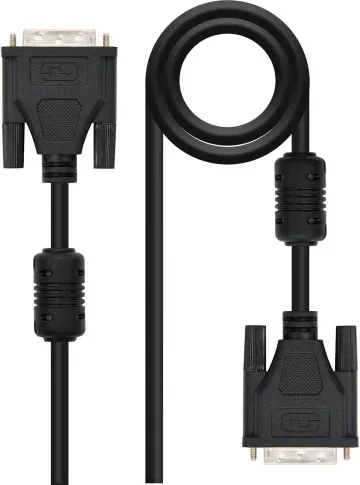 Nanocable 5m DVI/DVI cable DVI Negro