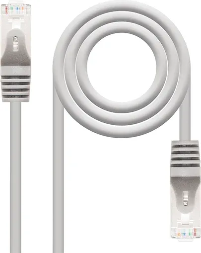 Cable de Red Latiguillo Rj45 Cat.5E Ftp Awg24 2M Gris Nanocable