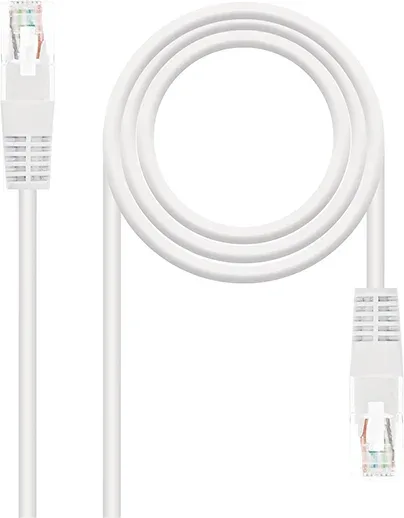 Cable de Red Latiguillo Rj45 Cat.5E Utp Awg24 3 M Blanco Nanocable