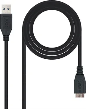 Nanocable Cable USB 3.0 Tipo A/macho-MicroUsb/B 2m