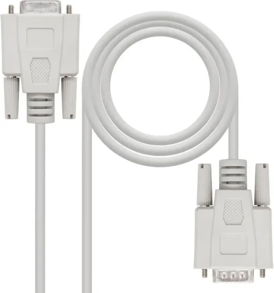 Nanocable Cable Serie Modem DB9/M-DB9/H