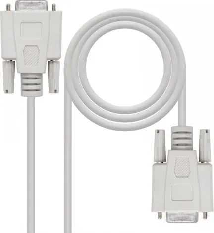 Nanocable CABLE SERIE NULL MODEM, DB9/H-DB9/H, 1.8 M