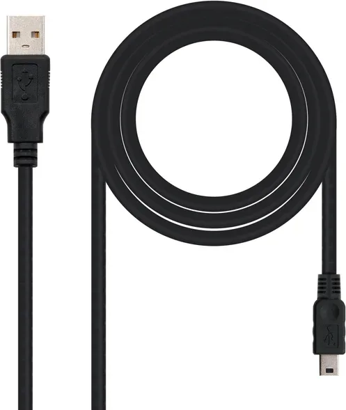 Cable USB A-miniUSB M/M 1m.