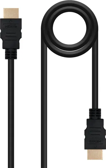 Cable HDMI 1.4 Nanocable 10.15.1705/ HDMI Macho - HDMI Macho/ 5m/ Negro