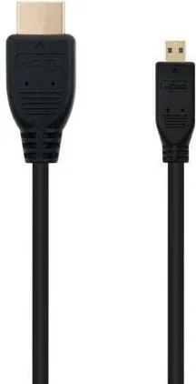 Cable de vídeo HDMI-microHDMI M/M 1.8m. Negro