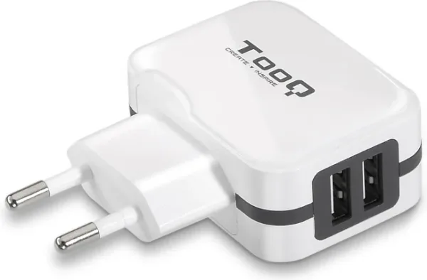 Tooq / Cargador Pared USB / Blanco / Tqwc-1S02Wt