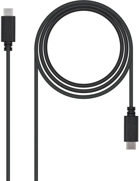 Cable USB 2.0 Tipo C-C M/M 1m. Negro