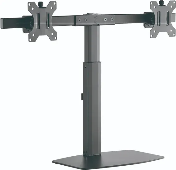 Soporte de Sobremesa para 2 Monitores TooQ DB1727TN-B/ Giratorio/ Inclinable/ hasta 6kg