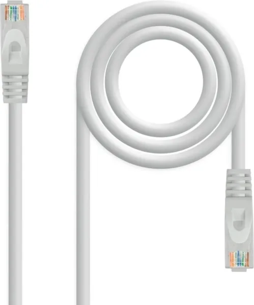 Cable de Red RJ45 UTP Nanocable 10.20.1805 Cat.6A/ 5m/ Gris