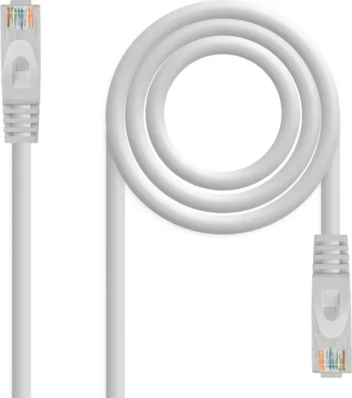 Cable de Red RJ45 UTP Nanocable 10.20.1807 Cat.6A/ 7m/ Gris