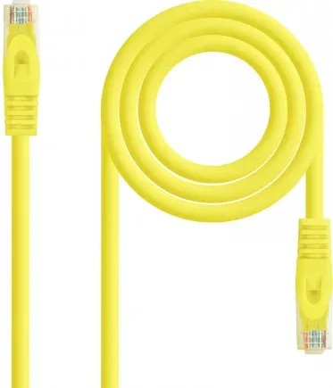 Nanocable Cable de red latiguillo RJ45 LSZH Cat.6A UTP AWG24, Amarillo, 2.0m
