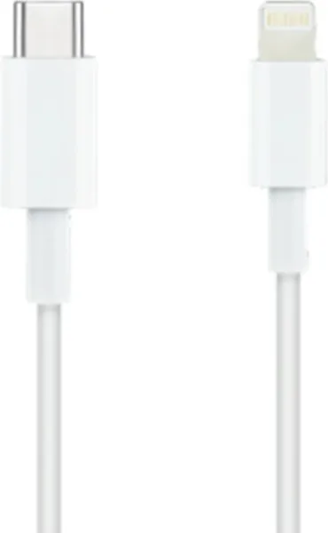 Cable USB 2.0 Tipo-C Lightning Nanocable 10.10.0601/ USB Tipo-C Macho - Lightning Macho/ 1m/ Blanco