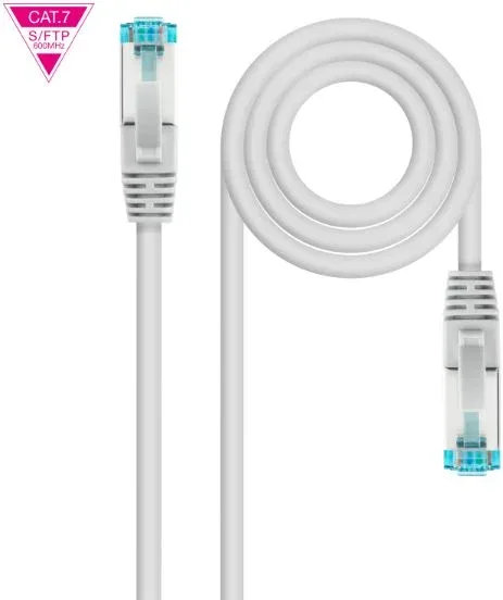 Nanocable Latiguillo Cat. 7 LSZH/SFTP 1 M Gris