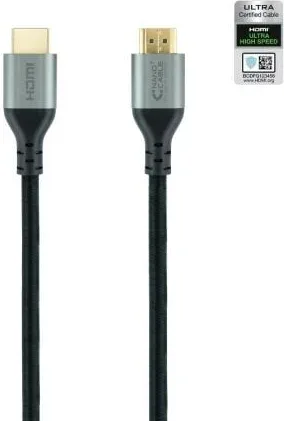 Cable HDMI 2.1 8K Nanocable 10.15.8101-L150/ HDMI Macho - HDMI Macho/ 1.5m/ Certificado/ Negro