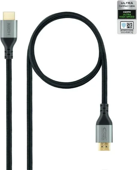 Cable HDMI V2.1 Ultra High Speed Tipo A/M-A/M Negro 3 M Nanocable