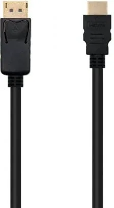 Cable Conversor Nanocable 10.15.4301/ DisplayPort Macho - HDMI Macho/ 1m/ Negro