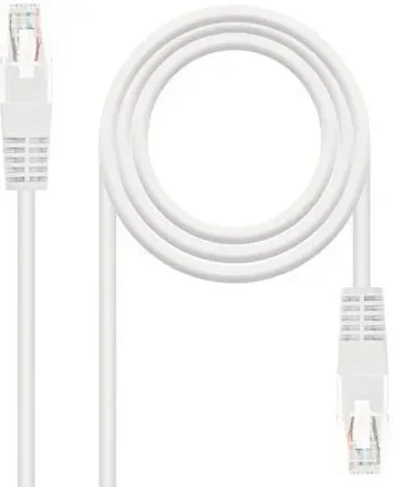 Cable de Red RJ45 UTP Nanocable 10.20.0400-L30 Cat.6/ 30cm/ Blanco