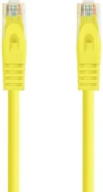 Cable de Red RJ45 UTP Nanocable 10.20.1800-L25-Y Cat.6A/ LSZH/ 25cm/ Amarillo