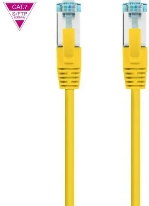 Cable de Red RJ45 SFTP Nanocable 10.20.1700-L25-Y Cat.7/ LSZH/ 25cm/ Amarillo