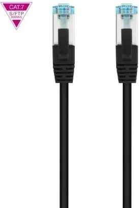 Cable de Red RJ45 SFTP Nanocable 10.20.1700-BK Cat.7/ 50cm/ Negro