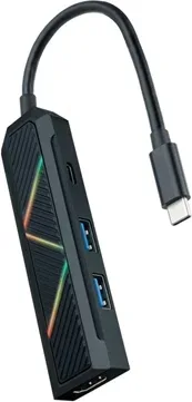Nanocable Hub USB-C 4 en 1 USB-A+USB-C+HDMI
