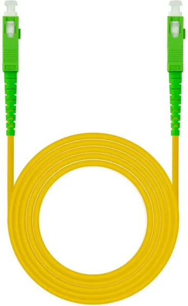 Cable de Fibra Óptica G657A2 Nanocable 10.20.0003/ LSZH/ 3m/ Amarillo