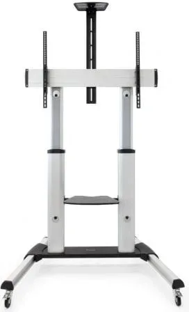 Soporte de Suelo Inclinable/ Ajustable con Ruedas TooQ FS20300M-B para TV de 60-100"/ hasta 100kg